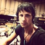 Dominic rehearsing for the Drones tour